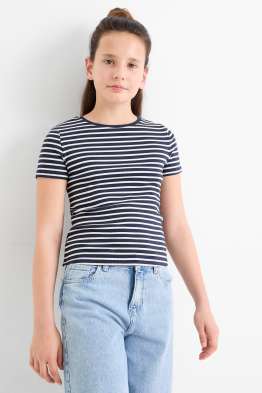 Multipack 3er - Kurzarmshirt - gerippt
