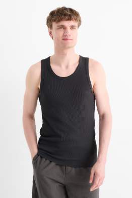 Tanktop - dubbele ribstof
