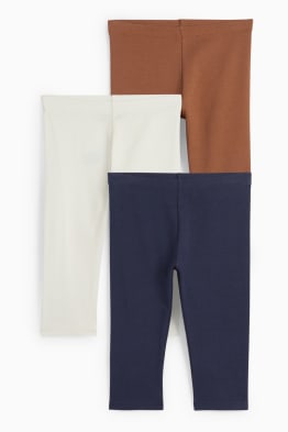 Confezione da 3 - leggings capri