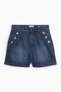 Shorts di jeans - vita alta