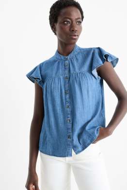 Jeansbluse