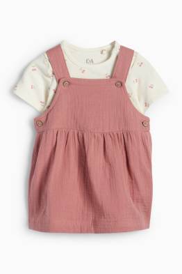 Ciliegia - completo per neonate - 2 pezzi