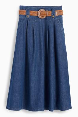 Gonna in jeans con cintura