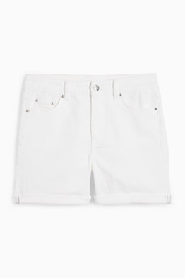 Shorts di jeans - vita media
