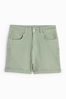 Shorts di jeans - vita alta