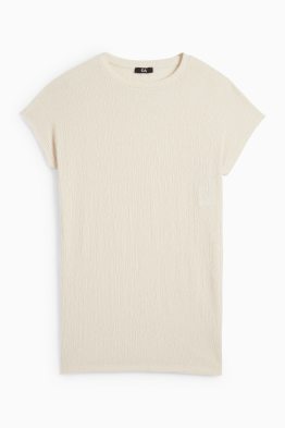 T-shirt - slim fit - texturé