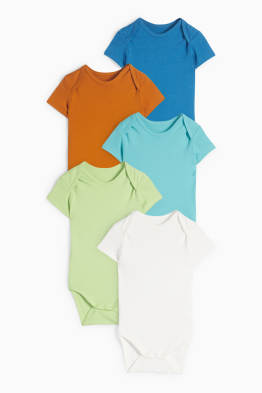 Multipack of 5 - baby bodysuit