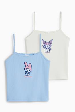Multipack 2er - Hello Kitty and Friends - Top - gerippt