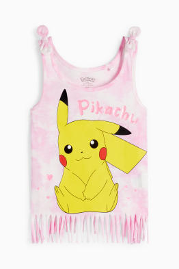 Pokémon - Pikachu - top effrangé - à motif