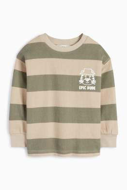 Tigre - sudadera - de rayas - con textura
