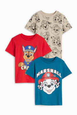 Multipack of 3 - PAW Patrol - Chase, Marshall - short sleeve T-shirt
