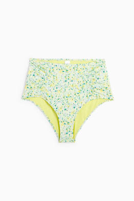 Bikini bottoms - high waist - LYCRA® XTRA LIFE™ - floral