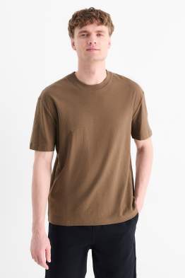 T-shirt - relaxed fit - tessuto tramato
