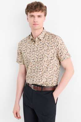 Business košile - slim fit - kent - se vzorem