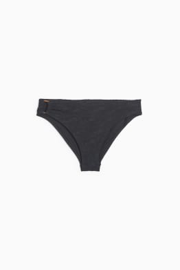 Bikini bottoms - mid-rise waist - LYCRA® XTRA LIFE™ - textured