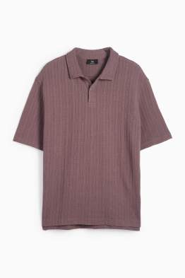 Knitted polo shirt