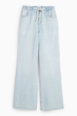 Wide leg jeans - mid waist