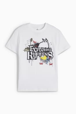 Exploding Kittens - tričko s krátkým rukávem