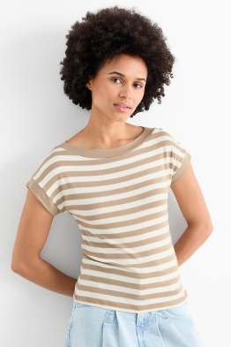 T-Shirt - Regular Fit - gestreift
