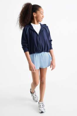 Shorts tecnici - effetto sovrapposto