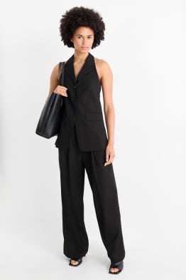 Business kalhoty - high waist - relaxed fit