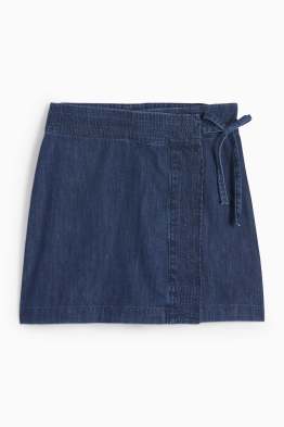 Jeans-Wickelrock