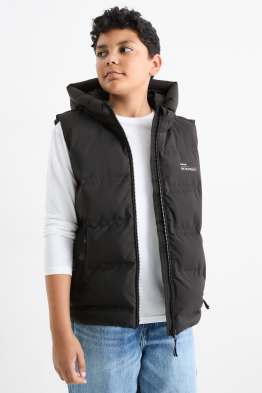 Bodywarmer met capuchon - waterafstotend
