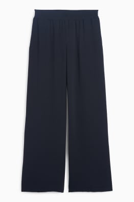 Cloth trousers - high waist - wide leg
