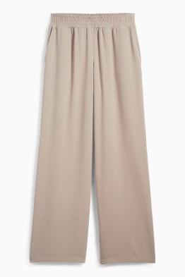 Stoffhose - High Waist - Wide Leg