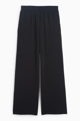 Cloth trousers - high waist - wide leg