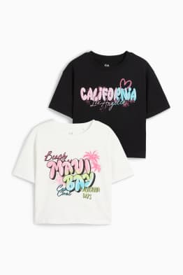 Multipack 2er - Graffiti - Kurzarmshirt