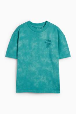 Basketball - Kurzarmshirt - gemustert
