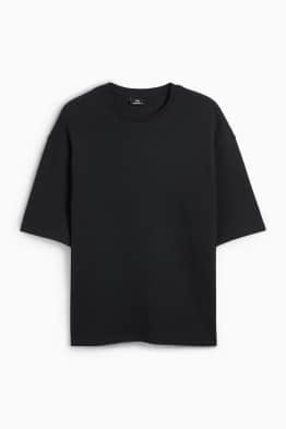 T-shirt - oversize - tessuto tramato