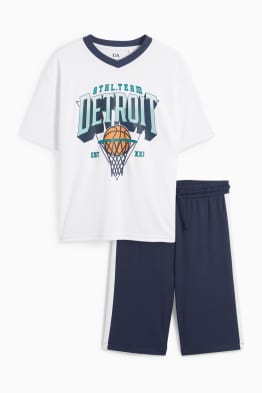 Basketball - ensemble - T-shirt et short - 2 pièces