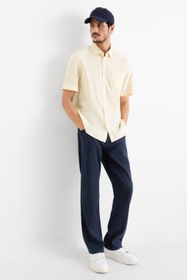 Pantaloni - regular fit - misto lino