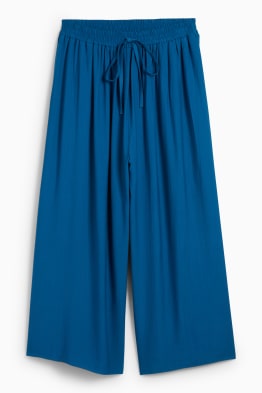 Pantalon - high waist - wide leg