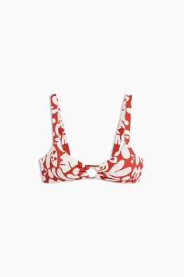 Bikini-Top - wattiert - LYCRA® XTRA LIFE™ - gemustert