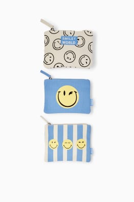 Set - Kosmetiktasche - 3 teilig - SmileyWorld®