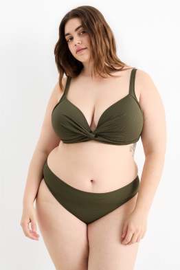 Bikini-Hose - Mid Waist - LYCRA® XTRA LIFE™ - strukturiert