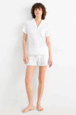 Shorty-Pyjama - Broderie Anglaise