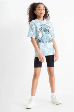 Lilo & Stitch - Set - Kurzarmshirt und Radlerhose - 2 teilig
