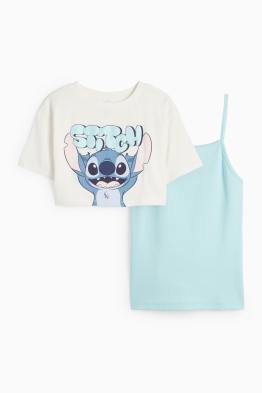 Lilo & Stitch - set - tricou cu mânecă scurtă și top - 2 piese