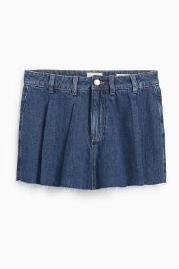Skort van spijkerstof