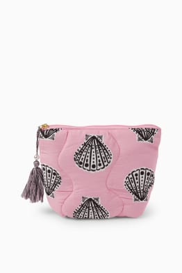 Make-up tasje met stiksels - met patroon