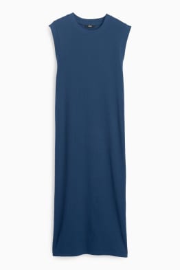 T-Shirt-Kleid - gerippt