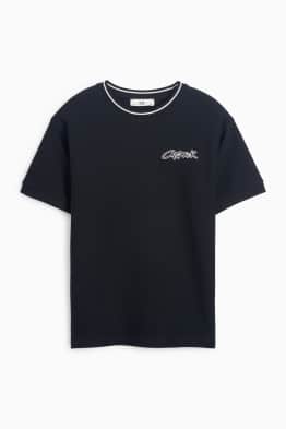 T-shirt - met structuur