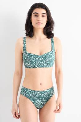 Haut de bikini post-opératoire - LYCRA® XTRA LIFE™ - à pois