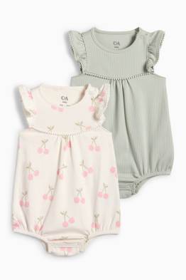 Paquet de 2 - cireres - pijama per a nadó