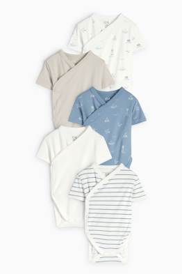 Multipack 5er - Segelboot - Baby-Wickelbody