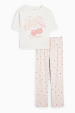 Kirsche - Pyjama - 2 teilig